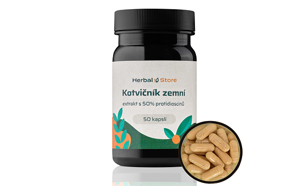 Kotvičník zemní kapsle - extrakt z plodů s 50% protodioscinů