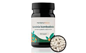 Garcinia cambogia kapsule - extrakt z plodov s obsahom 60 % HCA
