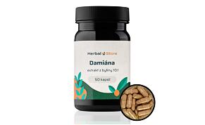 Damiána kapsule - extrakt z byliny 10:1