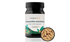 Pestreca mariánskeho kapsule - extrakt s 20 % silymarínu