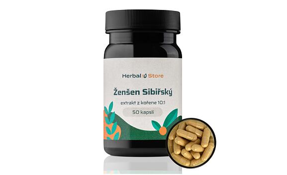 Ženšen Sibírsky kapsule - extrakt 10:1
