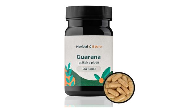 Guarana kapsule - prášok zo semien
