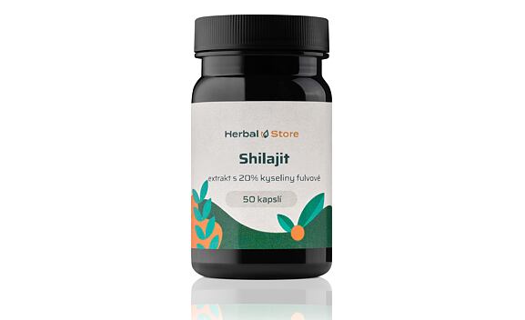 Shilajit - Mumio kapsule - 20% kyselina fulvová