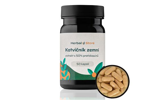 Kotvičník zemný kapsule - extrakt z plodov s 50 % protodioscínu