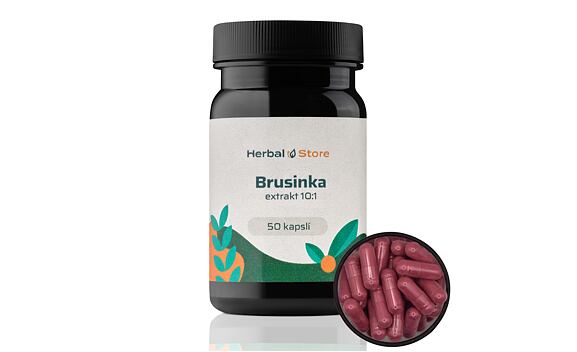 Brusnicové kapsule - extrakt z plodov 10:1