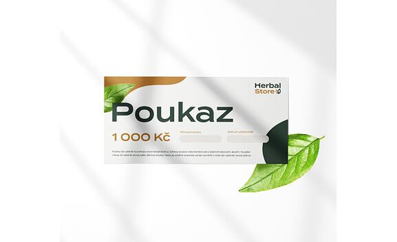 Darčeková poukážka - 1000 Kč