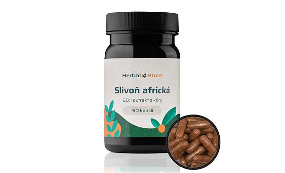 Pygeum (Slivoň africká) kapsle - extrakt z kůry 20:1