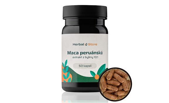 Maca kapsule - extrakt z koreňa 10:1