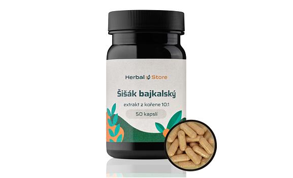 Šišiak bajkalský kapsule - extrakt z koreňa 10:1