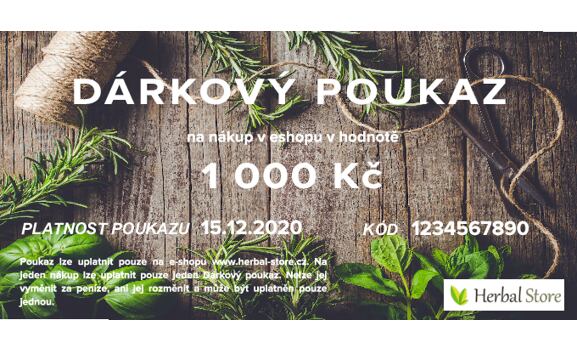 Dárkový poukaz - 1000 Kč