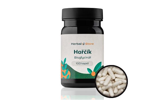 Horčík Bisglycinát kapsule - pokojná forma pre telo a myseľ