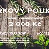 Dárkový poukaz - 2000 Kč