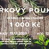 Dárkový poukaz - 1000 Kč
